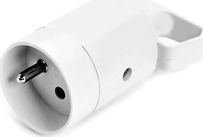 Attēls no ViPlast ViPlast Gniazdo przenone z uchwytem i uziemieniem 16A 250V biae 315-01