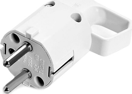 Picture of ViPlast ViPlast Wtyczka z uchwytem i uziemieniem 16A 250V biaa 325-01