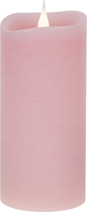 Picture of Vipow wieca woskowa LED rednia rustic pink