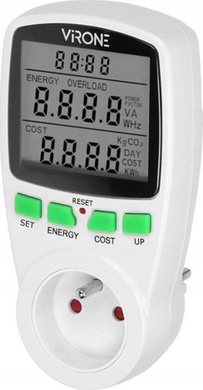Picture of Virone Watomierz jednotaryfowy Virone EM-4 16A 3680W