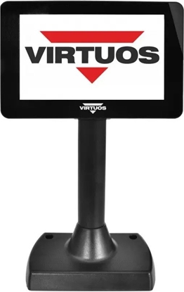 Изображение Virtuos Virtuos 7" LCD barevný zákaznický displej Virtuos SD700F, USB, erný