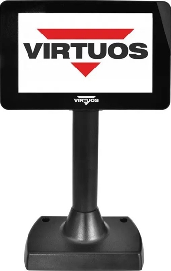 Изображение Virtuos Virtuos 7" LCD barevný zákaznický displej Virtuos SD700F, USB, erný
