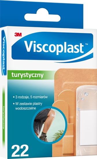 Picture of Viscoplast Zestaw plastrów VISCOPLAST Turystyczny, 5 rozmiarów, 22szt.