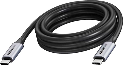 Picture of VISION Professionelles Installationskabel USB-C - LEBENSLANGE GARANTIE - USB 3.2 20 Gbps - Koaxialkabelkonstruktion - Maximale Auflosung 4K 60 Hz - Unterstutzt Ladestrom von 3A - USB-C 3.2 (M) zu USB-C 3.2 (M) - Aussendurchmesser 4,5 mm - 22+30 AWG -