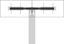 Attēls no Vision VISION VFM-F50 Dual Display Rail - LEBENSLANGE GARANTIE - Ermoglicht die Befestigung von 2 oder 3 Bildschirmen an einem F50- oder F51-Fussbodenstander - ideal fur MTR Microsoft Teams Rooms oder Zoom-Raume - Befestigt Vision's VFM-W4X4 oder W6X4 od