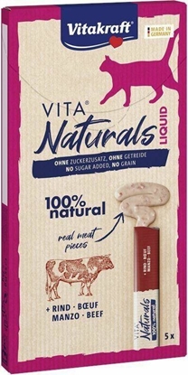 Picture of Vitakraft VITAKRAFT KOT 6x15g NATURALS LIQUID BEEF  /11