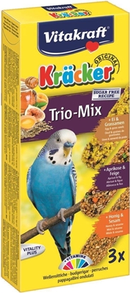 Attēls no Vitakraft Vitakraft Kracker Kolby 3 sztuki dla papugi falistej Jajko Morele Miód