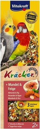 Attēls no Vitakraft Vitakraft Kracker Kolby Nimfa Figa & Migda 2 szt..