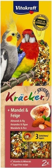 Picture of Vitakraft Vitakraft Kracker Kolby Nimfa Figa & Migda 2 szt..