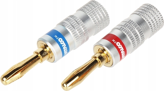 Picture of Vitalco PARA WTYKÓW BANANOWYCH BAN-PLUG-HQ CZERWONY + NIEBIESKI VITALCO