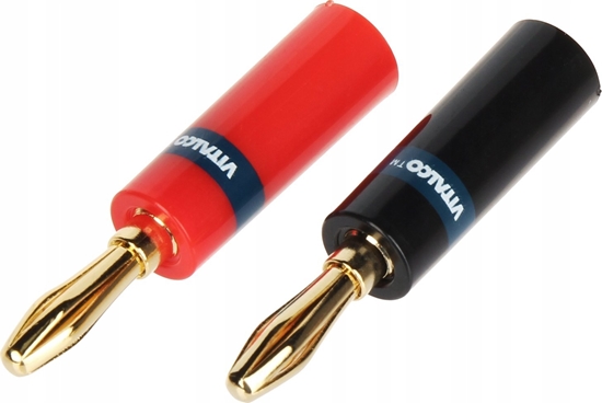 Picture of Vitalco PARA WTYKÓW BANANOWYCH BAN-PLUG-V1 CZERWONY + CZARNY VITALCO