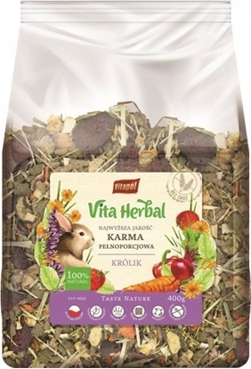 Attēls no Vitapol Karma podstawowa Vita Herbal dla królika 400g (ZVP-4312)