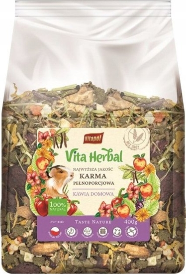 Изображение Vitapol Karma podstawowa Vita Herbal dla winki morskiej 400g (ZVP-4313)