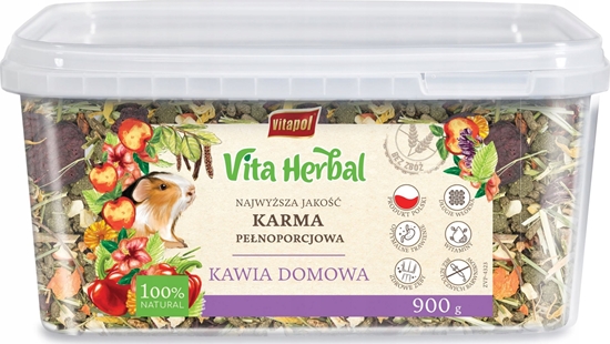 Picture of Vitapol Karma podstawowa Vita Herbal dla winki morskiej 900g (ZVP-4323)