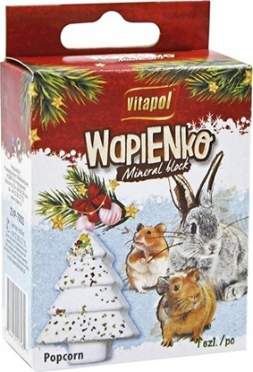 Attēls no Vitapol Kostka wapienna choinka z popcornem dla gryzoni
