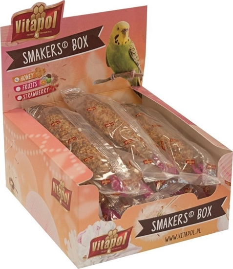Picture of Vitapol SMAKERS BOX MIODOWY DLA PAPUGI FALISTEJ 12szt/box