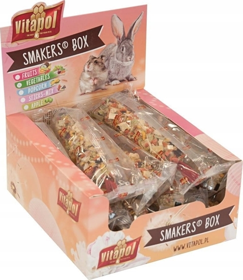 Picture of Vitapol SMAKERS BOX WARZYWNY DLA GRYZONI I KRÓLIKA 12szt/box