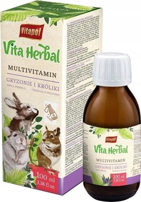 Attēls no Vitapol Vita Herbal dla gryzoni i królika, Multivitamin 100ml