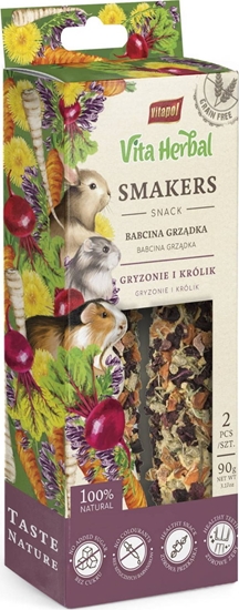 Picture of Vitapol Vita Herbal Smakers Babcina grzdka dla gryzoni i królika 90 g.