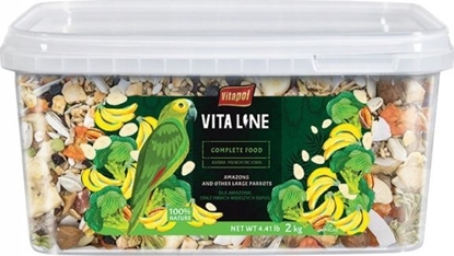 Picture of Vitapol Vitaline Karma penoporcjowa dla amazonek oraz inne rednie i due papugi, wiadro 1,9 kg