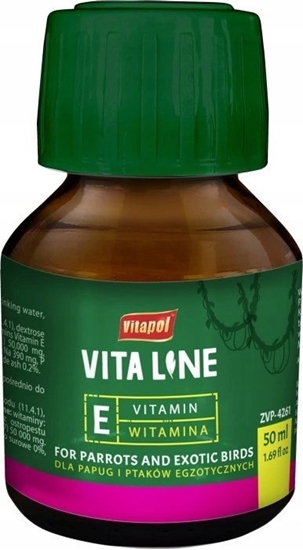 Picture of Vitapol Vitaline Witamina E dla ptaków egzotycznych 50ml
