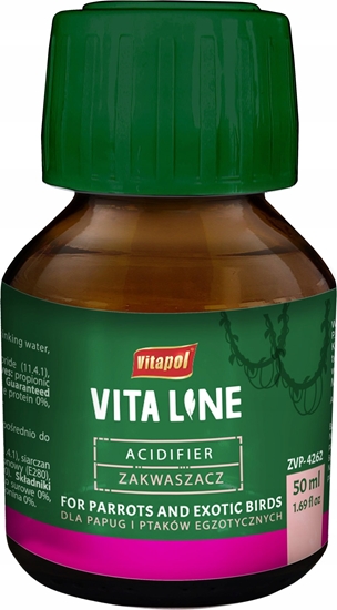Picture of Vitapol Vitaline zakwaszacz dla ptaków egzotycznych 50ml