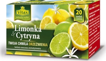 Attēls no Vitax HERBATA VITAX INSPIRATIONS LIMONKA&CYTRYNA 20 TOREBEK 6691382