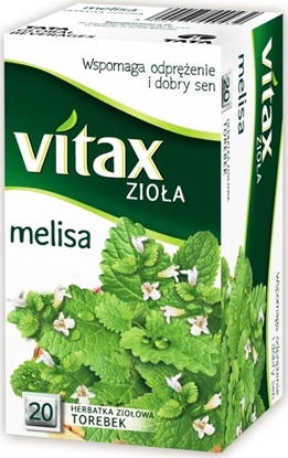 Attēls no Vitax HERBATA VITAX ZIOA MELISA 20 TOREBEK 6631711