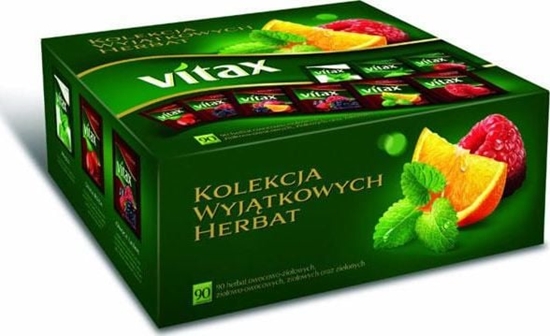 Picture of Vitax VITAX KOLEKCJA WYJTKOWYCH HERBAT - MIX KARTON 90 TOREBEK W KOPERTKACH