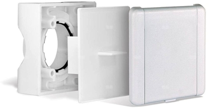 Изображение Viteco Pytka montaowa plastikowa kwadratowa ES z przykrywk (op/250)