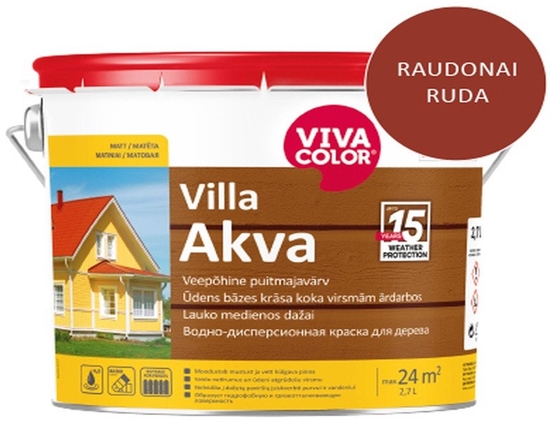 Picture of VivaColor PAINT FACADE VILLA AKVA REDBR 2669X 2.7L