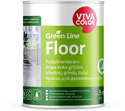Picture of VivaColor PAINT GREEN LINE FLOOR A 0,9L