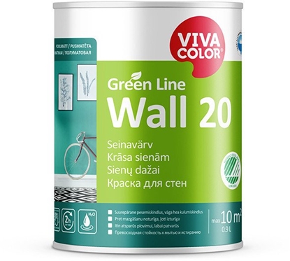 Picture of VivaColor PAINT GREEN LINE WALL 20 A 0,9L