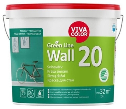 Picture of VivaColor PAINT GREEN LINE WALL 20 A 2,7L
