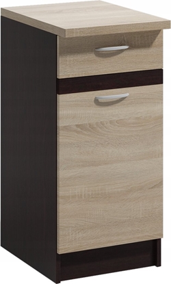 Attēls no Vivaldi Meble Szafka kuchenna Livia dolna 40 cm (Db Sonoma Jasny/Ciemny)