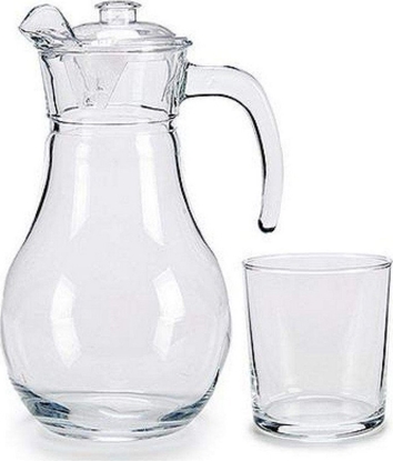 Attēls no Vivalto Zestaw kieliszków Vivalto Dzbanek 5 pcs Przezroczysty Szko 4 x (40 cl) / 1 x (1,8 l)