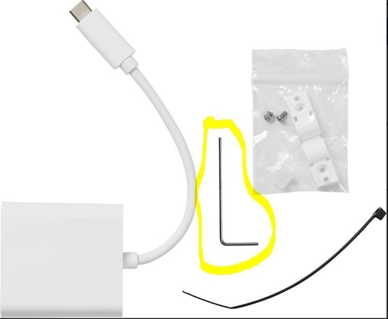 Изображение VivoLink Vivolink PROADRING-TOOL akcesorium do blokady kablowej Klucz Szary 1 szt.