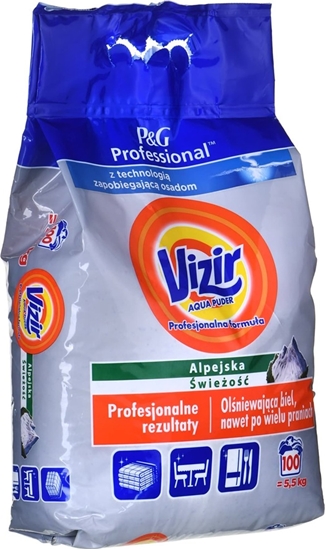 Изображение Vizir PROSZEK DO PRANIA VIZIR REGULAR AF 5.5KG 100 PR 2522