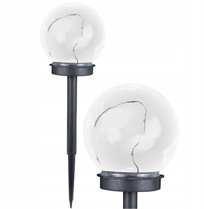 Picture of VOLTENO LAMPKA SOLARNA PLASTIK KULA 10cm STELLA