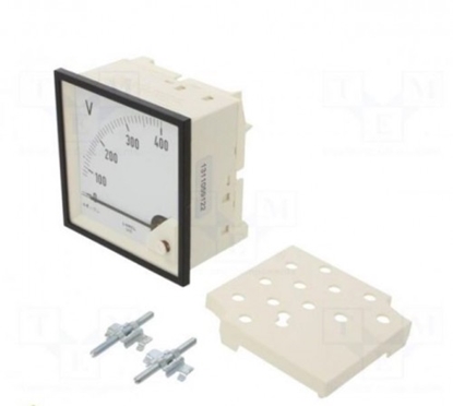 Picture of Voltmetrs | analogs | uz paneļa | VAC:0÷400V | Klase: 1,5 | Patiesa RMS