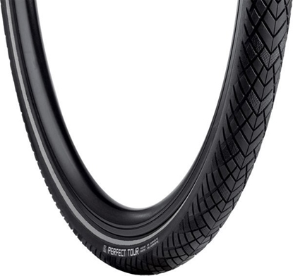Picture of Vredestein Opona miejska/trekking VREDESTEIN Perfect Tour, 28x1.75 (47-622), Drut, Wkadka antyprzebiciowa, Czarna + Refleks (NEW)