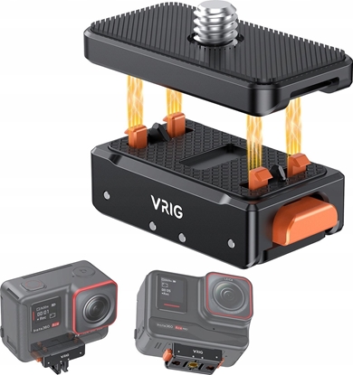 Picture of VRIG Adapter Uchwyt Mocowanie Na Gwint 1/4"" + System Gopro Do Insta360 Ace Pro / Ac07 / A0106