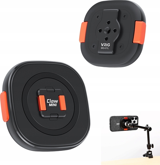 Picture of VRIG Uchwyt Na System Claw Mini Na Gwint 1/4"" Do Telefonu Smarftona Vrig / Mg-01l