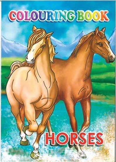 Picture of Vrige Malebog A4 Horses 16 sider