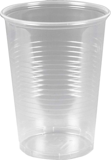 Picture of Vrige Plastikglas blød 40cl PP (øl) 50stk/ps (målestreg 0,4) Transparent 95x95x240mm (50EA)