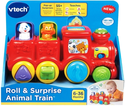 Attēls no VTECH Musical toy Pop & Sing Animal Train (In English lang.)