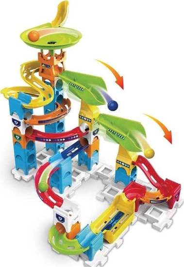 Picture of Vtech Vtech Marble Rush Double Drop Set, 47 Pcs