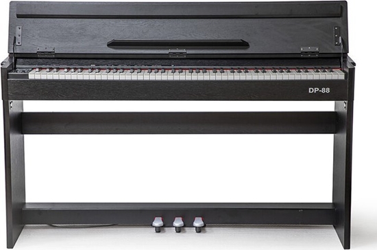 Picture of V-TONE DP-88 BK czarne pianino cyfrowe ze statywem drewnianym