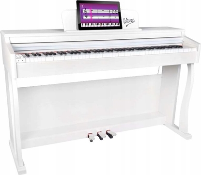 Picture of V-Tone V-TONE BL-8808 WH pianino cyfrowe do nauki USB MID