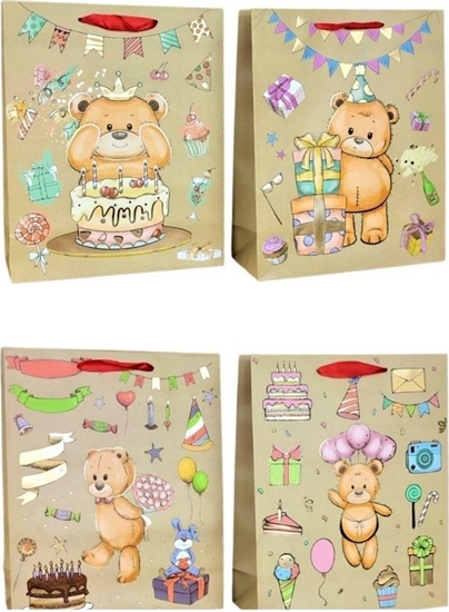 Изображение W&K Torebka upominkowa brokat KR 1001 S